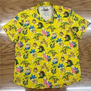 Ann Arbor T Shirt Company Bananas & Blow Limited Hawaiian Cheech Chong Men’s XL